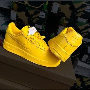 Nike Vibrant Yellow Athletic Shoes